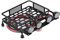 Metall-RC-Dachgepktrer 139g, langlebig, massiv mit 4 LED-Leuchten f den axialen RCX-Raupenwagen SCX10 im Matab 1:10. Metall-RC-Dachgepktrer(4 White)