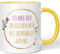 JUNIWORDS Tasse, Ich mag Dich EIN bisschen mehr als ursprünglich geplant (1000438), Wähle Farbe, Gelb