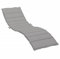 vidaXL Sonnenliege Auflage, Liegenauflage Outdoor, Polster Auflage für Gartenliege Liegestuhl, Polsterauflage, Grau 200x60x3cm Oxford-Gewebe