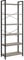VASAGLE Bücherregal 6 Ebenen, Standregal mit Stahlrahmen, freistehendes Regal, Wohnzimmer, Schlafzimmer, Arbeitszimmer, 30 x 66 x 186 cm, Industrie-Design, greige meliert-tintenschwarz LLS062B02
