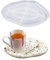Voyyphixa Bandeja Redonda Molde de Resina epoxi Molde de Placa de Fruta Moldes de Resina de Silicona Irregular Bandeja Moldes para fundición de joyería DIY Caja de Almacenamiento