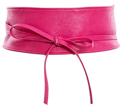 Toocool - Obi-Gürtel für Damen, Kunstleder-Bund, Taillengürtel Damen Breit Hüftgürtel ST-2087 [Eine Größe, Fuxia]