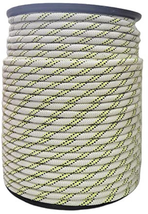 BENIMELI Cuerda Semiestática Profesional - SOGA Gruesa de Nylon para Trabajos Verticales - Cuerda Resistente Exterior y Duradera - Diferentes Tamaños Disponibles - 11 MM (15)