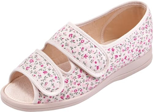 Cosyfeet Milly - Extra Wide Women's Fabric Shoes - 6E Width