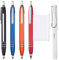 Spicker Stift 4 Stück, Kugelschreiber Mit Spickzettel, Spickstift mit Mine, Spickzettel Stift Spicker Gadgets, 0,7 mm Metall-Stift Mit Spickzettel Druckkugelschreiber für Schule, Büro, Geschäft