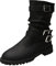 Stivali Gomma Donna Giardino Stivali con Tacco Stivali Moto Donna Stivali Donna Invernali con Tacco Stivali Stivaletti da Donna Espadrillas Donna Basse Sandali Bassi Donna a-Nero 42