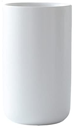 Fonzci Pot à Ustensiles en Céramique, Support D'ustensiles de Cuisine pour Comptoir, Support D'ustensiles de Cuisine, Organisateur de Couverts, Organisateur D'ustensiles pour Comptoir,(L, Blanc)