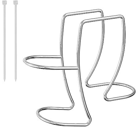 Hopbucan Waschmaschinen-Ablaufschlauchhalter, Verstellbarer Ablaufschlauchhalter, Klemmhaken, Schlauchführungsclip, Passend für Alle Ablaufschläuche, Langlebig, Einfache Installation