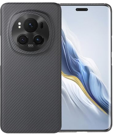 GIMENOHIG Funda de fibra de carbono de aramida 600D delgada y ligera para Honor Magic 6 Pro (para Magic 6 Pro)