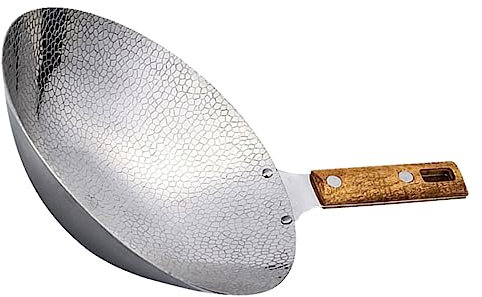 LABRIMP Wok de Cocina Olla Pequeña Wok Sartén para Cocina Restaurante Estilo Chino