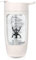 WIYETY Shaker électrique - 600 ml - Mixeur électrique rechargeable par USB - Bouteille shaker pour shaker protéiné et milk-shake (blanc)