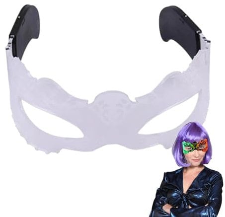Wireless LED Light Up Glasses | Punk Visor Sunglasses,LED Visor Glasses, 7 Colors Futuristic Glasses, Light Up Glasses, Cosplay Visor Glasses for Adults