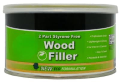 Citystores® MX Light Redwood Styrene Free Wood Filler 275ml Quick Dry, Durable Wood Repair Putty for Interior & Exterior Use, Easy Sand & Paint