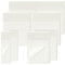 JANUIXCO 400 Stück Transparente Haftnotizen - Selbstklebend, Wasserdicht und Leicht zu Beschreiben - Transparent Sticky Notes für Schule, Büro, Zuhause (Vier Größen)