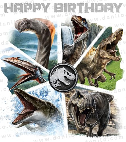 Danilo Promotions LTD Jurassic World Geburtstagskarte, Dinosaurier-Geburtstagskarte