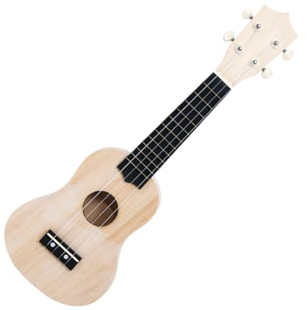 OFFSCH DIY Ukulele Kit aus Hochwertigem Holz Kreatives Musikinstrument für Handbemalbares Gitarren Musikalischen Früherziehung Fantasie Lernspielzeug für Mädchen