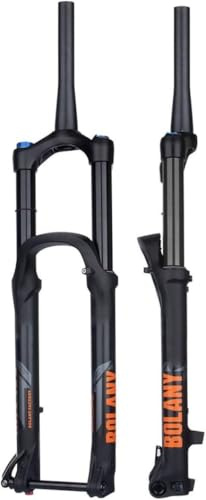 CUCKQUIC 27,5/29-Zoll-Mountainbike-Federgabel, 160 mm Federweg, XC/AM-Luftgabel, einstellbare Zugstufe, 1-1/2-Tapered-Gabel, 15 x 110 mm Boost-Achse, mit Lockout B,29in