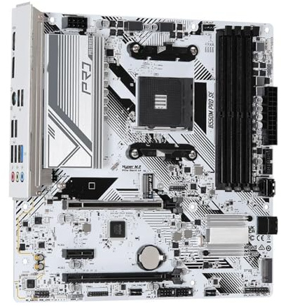 Placas Base Fit For ASRock B550M Pro SE Compatible con 5800x3D 5700x3D 5600G 3600X CPU 4xDDR4 4733MHz M.2 NVME PCIe 4,0 MATX AM4