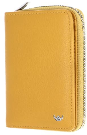Golden Head Leder Geldbörse Madrid RFID Protect RV-Börse 3317 Senfgelb