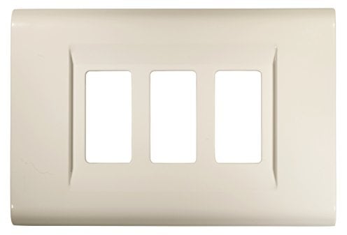 FEB 2583/WH Placca Click 3 Moduli, Bianco