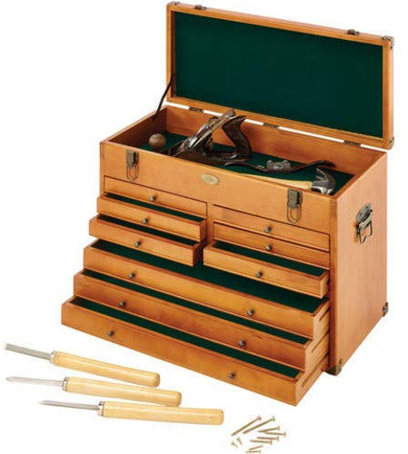 Clarke CMW-9B 9 Drawer Wooden Machinist Tool Chest