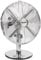 Bestron Mobiler Tischventilator Ø 35cm, Design Ventilator mit 3 Geschwindigkeitsstufen & 75° Oszillation-Funktion, Höhe: 35 cm, 35W, DFT35CH, Farbe: Chrome, Chrom