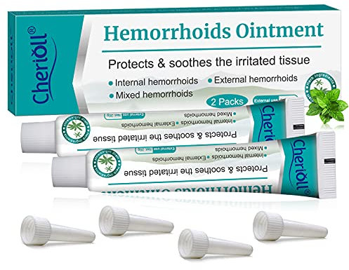 Pomada para las Hemorroides, Crema para Hemorroides, Tratamiento para Hemor roidesNatural 20g (Tubo Asistente 4Pcs)