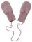 Engel Baby Fäustel ohne Daumen, Fleece, 100% Schurwolle (kbT) (50/56, Rosenholz melange)