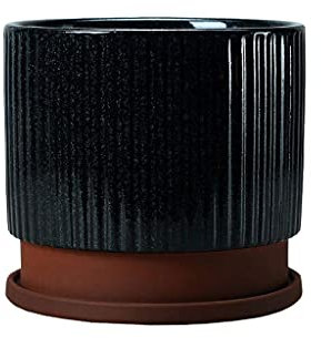 NICETOW Vasos para Plantas de Flores Vaso de cerâmica Azul de 7,87 polegadas Jardim Varanda ao ar Livre Restaurante doméstico Mesa de Centro de escritório Decoração de Mesa Vaso de Flores Grande Vas