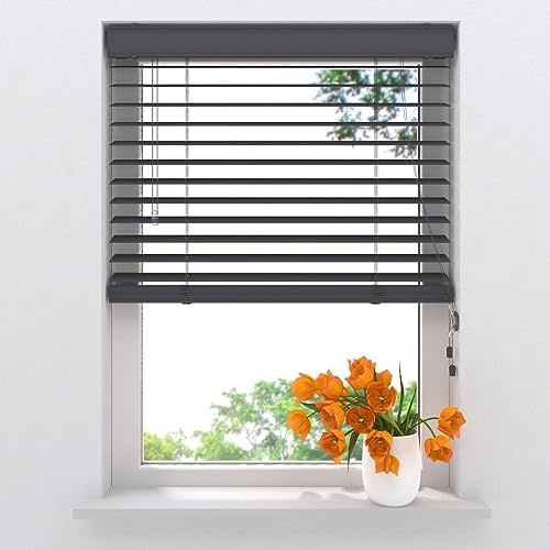 Kunststoff Jalousie Easy - 50 mm - Anthrazit - 120 x 240