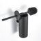 TINYROW Toilet Brush and Holder, Stainless Steel, Matte Black, Wall Mountable, Freestanding with Lid