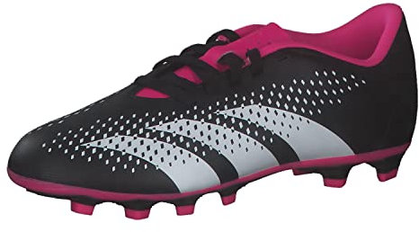 adidas Predator Accuracy.4 Flexible Ground Boots, Scarpe da Calcio, Core Black/Cloud White/Team Shock Pink 2, 38 EU