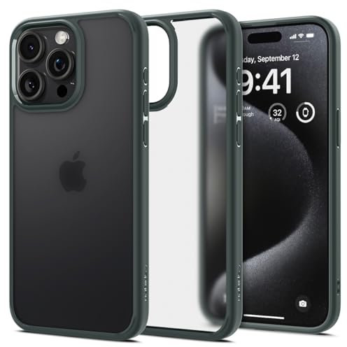 Spigen Ultra Hybrid Case Compatible with iPhone 15 Pro - Frost Green