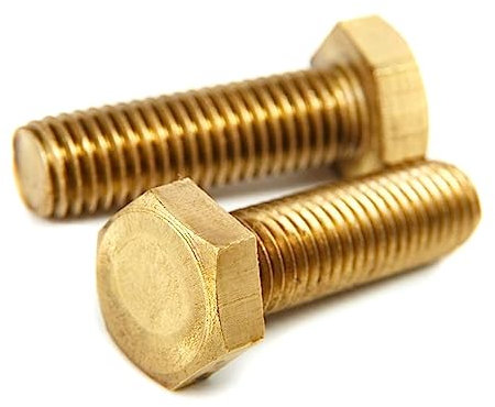 M4 M5 M6 M8 M10 M12 M14 M16 M20 Viti esagonali in ottone Bulloni in rame Viti a testa esagonale, M6