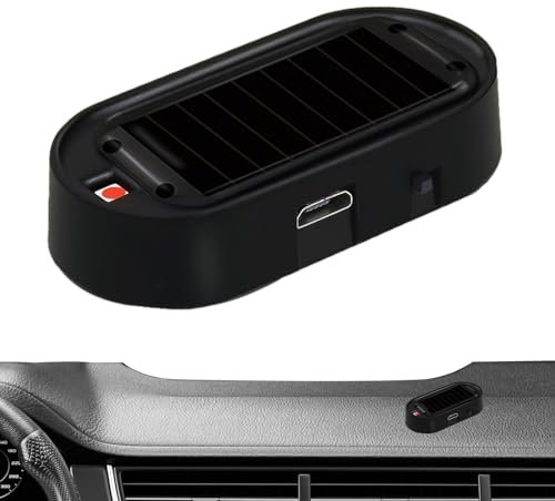 Gefälschte Autoalarmanlage - Kleines Sicherheitssystem Autoalarm | Auto Diebstahlsicherung Alarmanlagen mit USB-Anschluss für die meisten LKWs SUVs