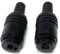 DRUT 2pcs. 2 Pin Speaker DIN Socket Female HiFi Connectors, Screw Terminals, Cable Adapter