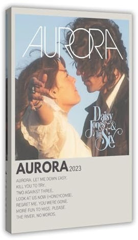 hlacr Daisy Jones & The Six 2023 American Musical Drama TV Miniseries Cover Wall Art Deco Poster Canvas Poster Bedroom Decor Landscape Office Room Decor Gift 20x30inch(50x75cm)