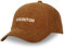 Kappe für Damen und Herren, 100 % Baumwolle, Baseballkappe, Velours, gerippt, verstellbar, Beige / Weiß, Einheitsgröße