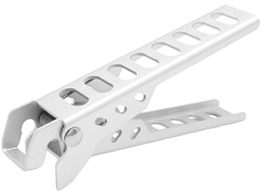 Schüssel Clip Gripper Clips, Retriever Zange Schüssel Gripper Werkzeug, Hot Pot Pan Klemmen Legierung Pot Pfanne Hot Dish Teller Retriever Zange Tragbare Kochgeschirr Halter (White, One Size)