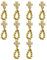 Lerpwige Rosario da dito in legno elegante da 8 mm con croci per preghiera e consapevolezza colore naturale 8 mm rosario in legno