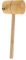 Tofficu Wooden Mallet High Strength Wood Hammer for Woodworking Tools Comfortable Grip Carpenter Mallet for Jewelry Camping and Wood Projects