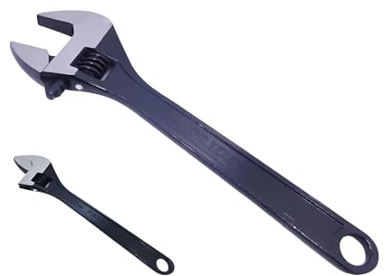 FROOBY 18 / 450mm Adjustable Spanner – 55mm Wide Jaw Wrench, Heavy Duty Multi-Function Hand Tool for Plumbing, Auto Repair, Household, Workshop, Garage & DIY