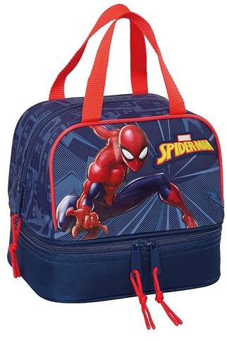 Spiderman Lunchbox, hochwertig und widerstandsfähig, für Mahlzeiten, Freizeit, Snack und Frühstück, 20 x 15 x 20 cm