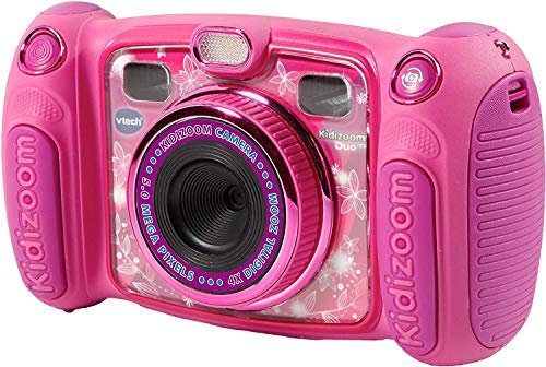 VTech Kidizoom Duo 5.0 Appareil Photo numérique pour Enfant 5 mégapixels Écran Couleur 2 objectifs Rose