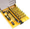 MMOBIEL Schraubendreher Set - 45 in 1 Magnetische Mini Schraubendreher Set - JK-6089B - Torx Bit Präzision Set für Handy Laptop Spielzeug Uhren Kamera Brillen usw.