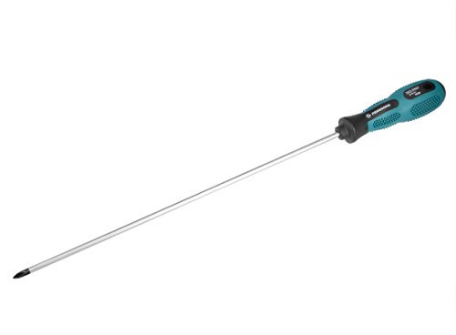sourcing map #1 Phillips Screwdriver 12 Inch Round Shaft Non Slip Comfortable Handle