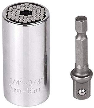 5-14mm Universal Socket Wrench Tool Power Drill Adapter Set Multi-Function Ratchet Wrench Repair Tools