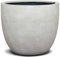 ESCHBACH® Pflanzkübel Egg Pot 80 Creme Weiß Rund XXL * 80 x 80 x 66 cm * 10 Jahre Garantie