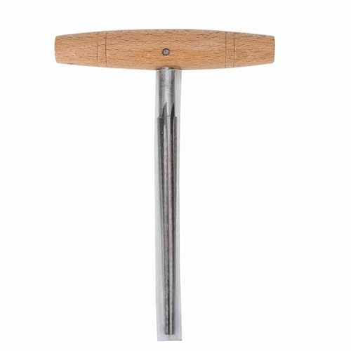 Alésoir pour Violon ,Alésoir de Trou de Cheville en Acier fordurableavec Poignée en Bois pour Violon 3/4 4/4 ,Accessoires De Jeu