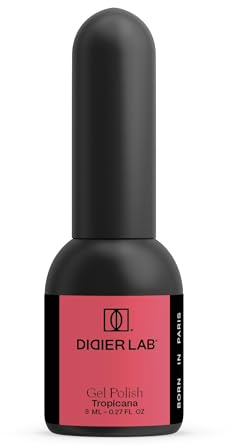 DIDIER LAB Premium Gel Nail Polish Studios Tropicana – TPO-Free UV LED Colour – Long-Lasting High Gloss Finish – Rich Pigmentation with Easy Application – Chip Resistant Soak-Off – 8ml